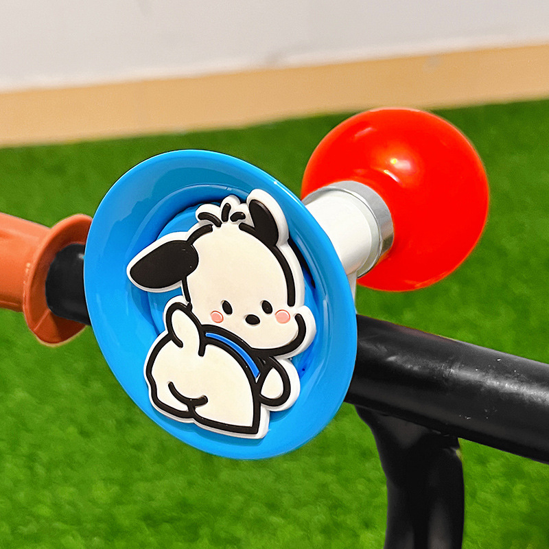 Claxon pentru bicicletă pentru copii cu design desen animat și sunet puternic – corp din rășină, model qt-25134-01, potrivit pentru copii
