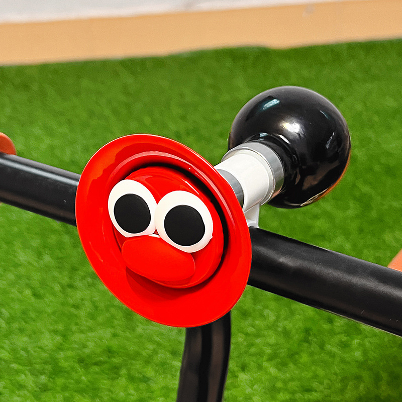 Claxon pentru bicicletă pentru copii cu design desen animat și sunet puternic – corp din rășină, model qt-25134-01, potrivit pentru copii