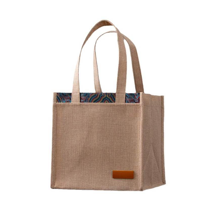 Sac cadou din bumbac pentru ceai, husă din pânză, personalizare disponibilă, imprimare logo