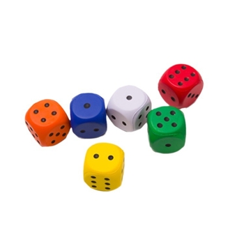 Darkor PU hatoldalú dobókocka sakk- és kártyajátékokhoz, csomag 600 darab