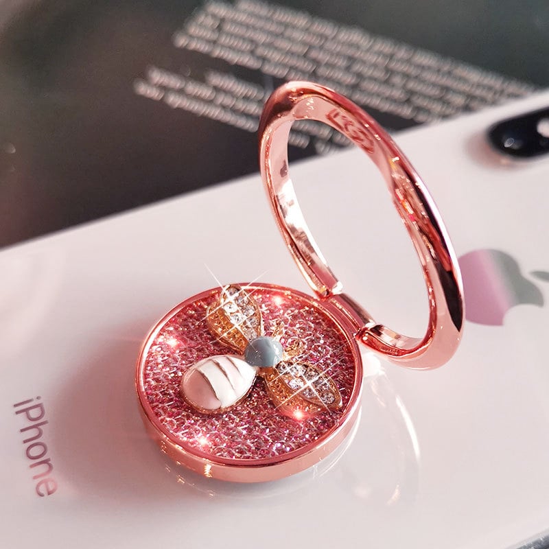 Jager držač prstena za telefon, legura, s kristalima, opći model