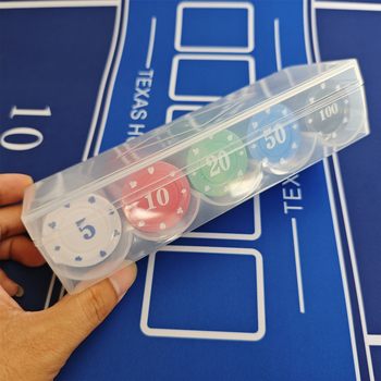 Póker chipkészlet – ABS anyag, 100 darab, kevert minták, 4 g/darab