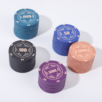 Keramički poker žetoni, prilagodljivi, 100 komada u kutiji