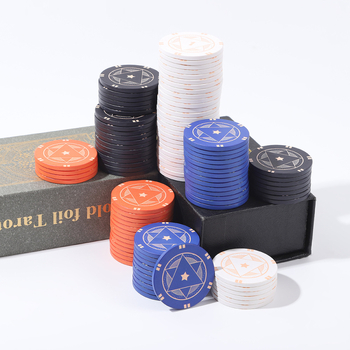 Keramički poker žetoni, prilagodljivi, 100 komada u kutiji