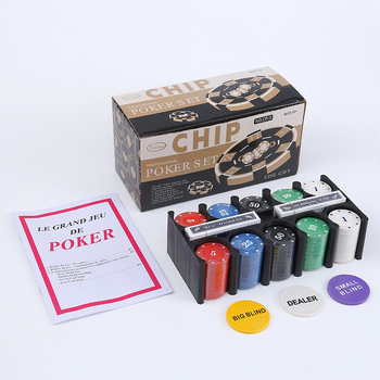 Texas Hold'em poker set žetona: visokokvalitetni plastični žetoni s nominalnom vrijednošću za igre s kartama, 1000 komada
