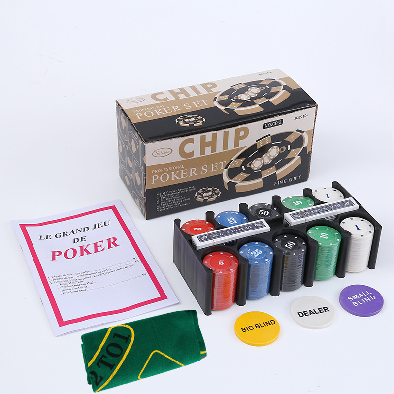 Texas Hold'em poker set žetona: visokokvalitetni plastični žetoni s nominalnom vrijednošću za igre s kartama, 1000 komada