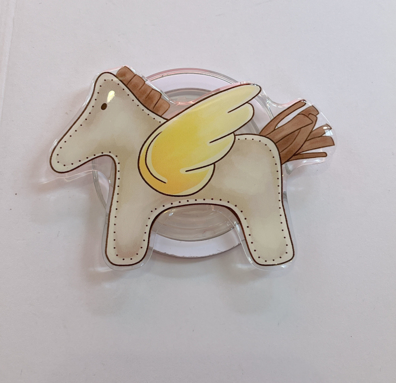 Magnetski držač za mobitel s privjeskom za torbu s crtanim anđelom (plastika, šifra proizvoda 001, marka Other, bez prilagodbe)