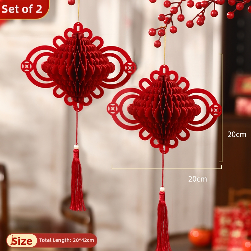 Viseći lanterna s 3D proljetnim znakom i kuglom pčelinjeg saća, geometrijski uzorak, brend Happy togethers