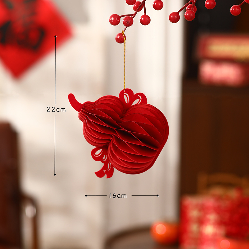 Viseći lanterna s 3D proljetnim znakom i kuglom pčelinjeg saća, geometrijski uzorak, brend Happy togethers