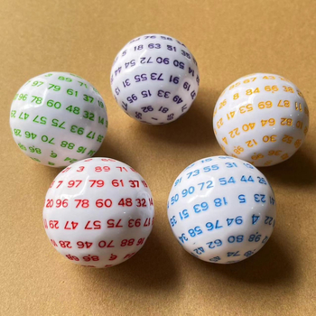 Akrilne kocke, s 100 stranama i zaobljenim kutovima, 300 komada u kutiji, obrada i prilagodba dostupni