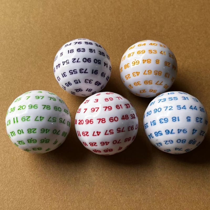 Akrilne kocke, s 100 stranama i zaobljenim kutovima, 300 komada u kutiji, obrada i prilagodba dostupni