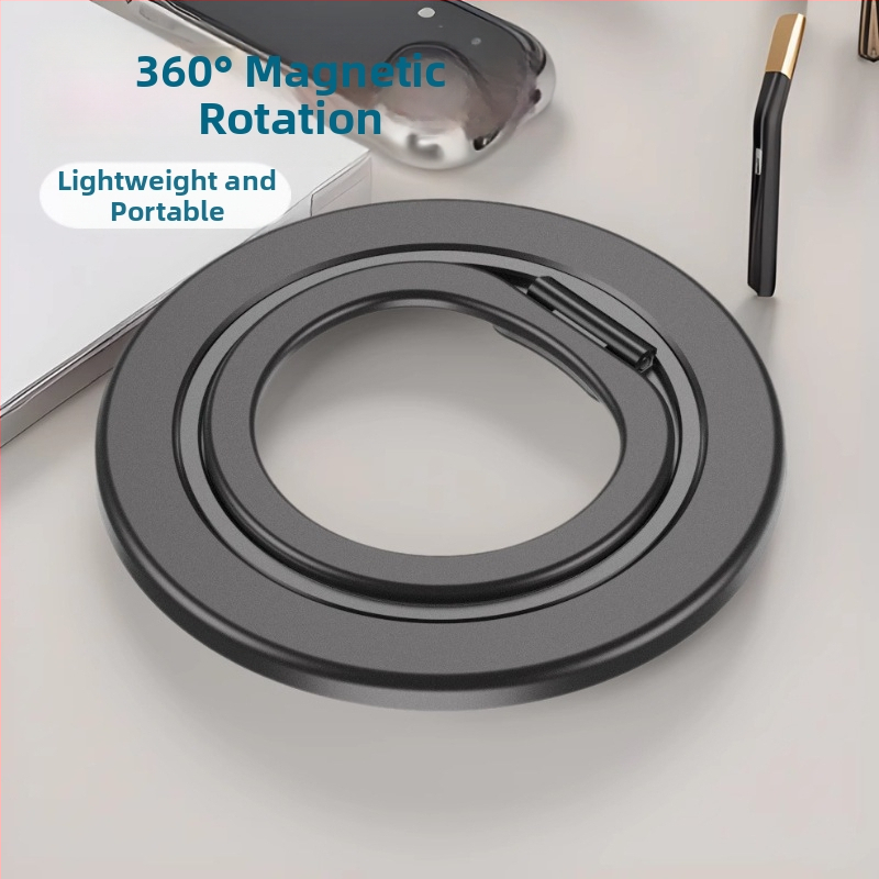 MagSafe metalni magnetski držač, 360° okretni magnetski prsten, sklopiva stolna podrška
