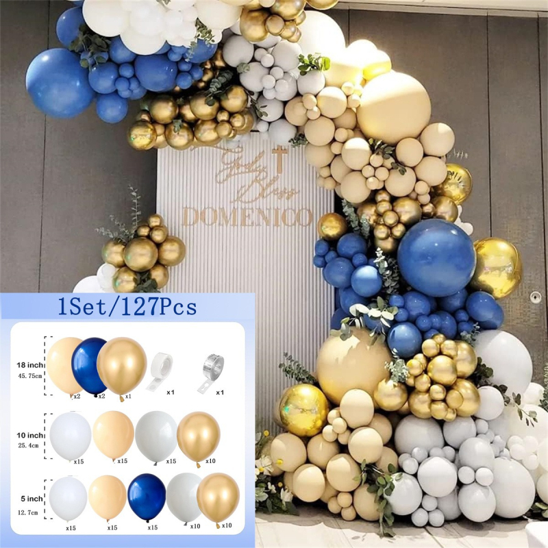 Yuesen dekorativni latex baloni za ukrašavanje luka – okrugli baloni, bez tiskanog loga, bez IP dozvole, pogodno za rođendane i vjenčanja