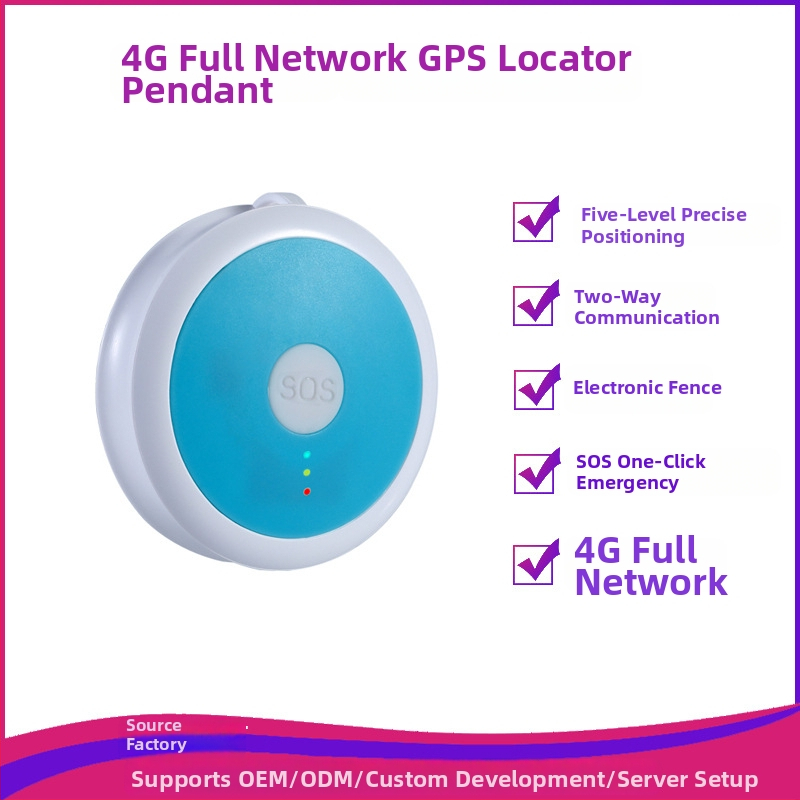 4G GPS lokátor pre seniorov a deti, anti-strata prívesok, dvojcestné volanie, IP67 vodotesný, model G53