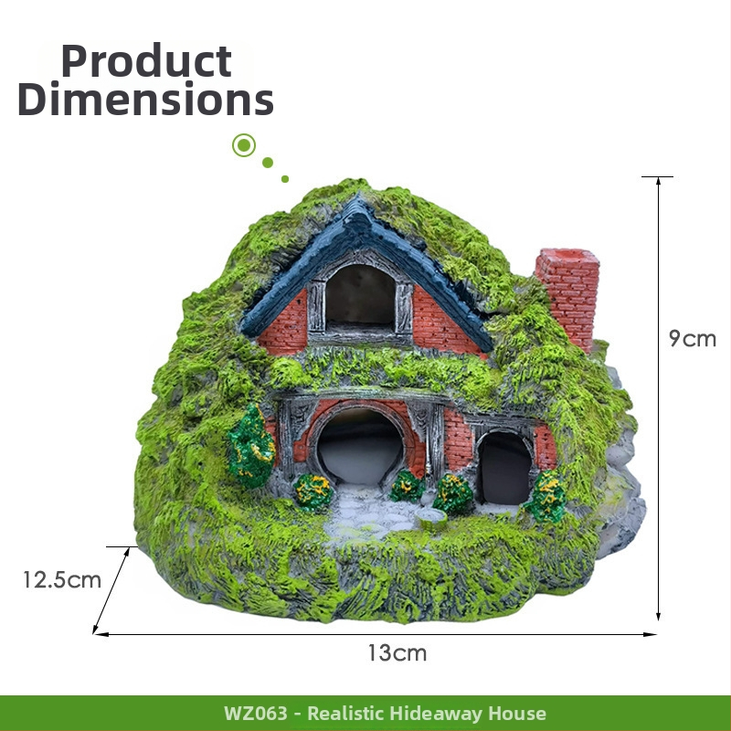 Teráriový krajinný dekor rockery pre akvárium a úkryt pre plazy (Manu, ~245 g, 50 ks v krabici, Landscaping stone)