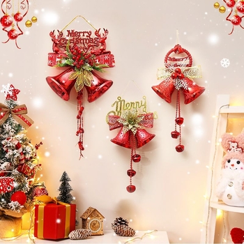 Коледна украса от плат с китайски стил за окачване на кола и елха