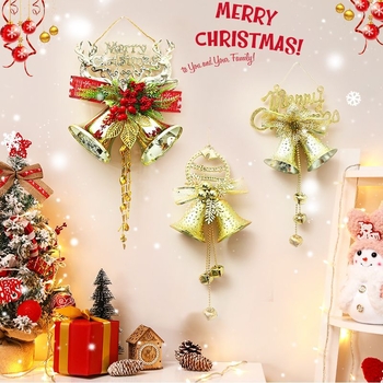 Коледна украса от плат с китайски стил за окачване на кола и елха