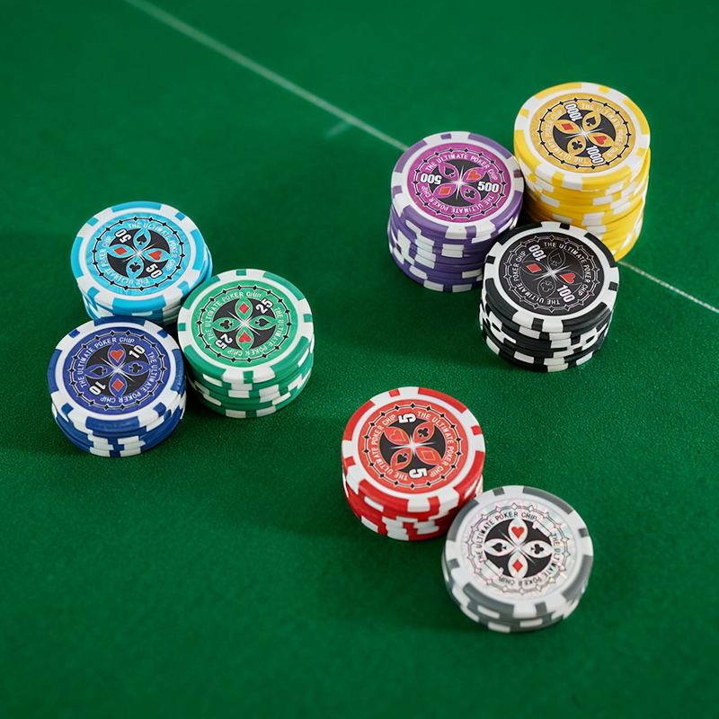 Domino Plastični Žetoni, 500 Komada, Prilagodljivo, Dimenzije 40×4, Za Mahjong i Igre s Kartama