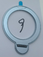 Držač za kućište telefona s 360° rotacijom, magnetsko bežično punjenje, metalna okretna potpora, stolni držač prstena