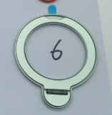 Držač za kućište telefona s 360° rotacijom, magnetsko bežično punjenje, metalna okretna potpora, stolni držač prstena