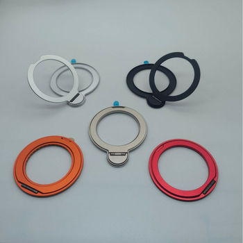 Držač za kućište telefona s 360° rotacijom, magnetsko bežično punjenje, metalna okretna potpora, stolni držač prstena