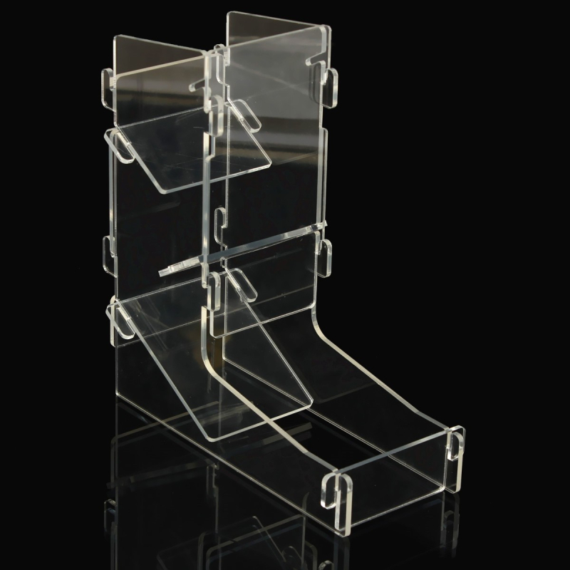 Dice Tower — Organsko staklo, Pravokutni dizajn, Pakiranje 100 komada, Mogućnost prilagođene obrade