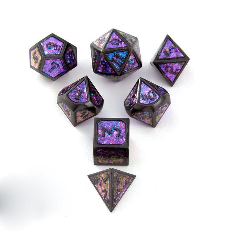 Metalni set kockica za D&D s prilagodljivom obradom i višestrukim dizajnom za stolne igre