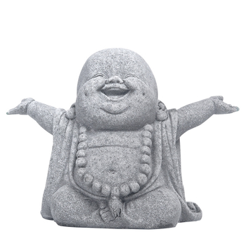 Statua Maitreya Buda od pješčenjaka za akvarij i mini krajolik