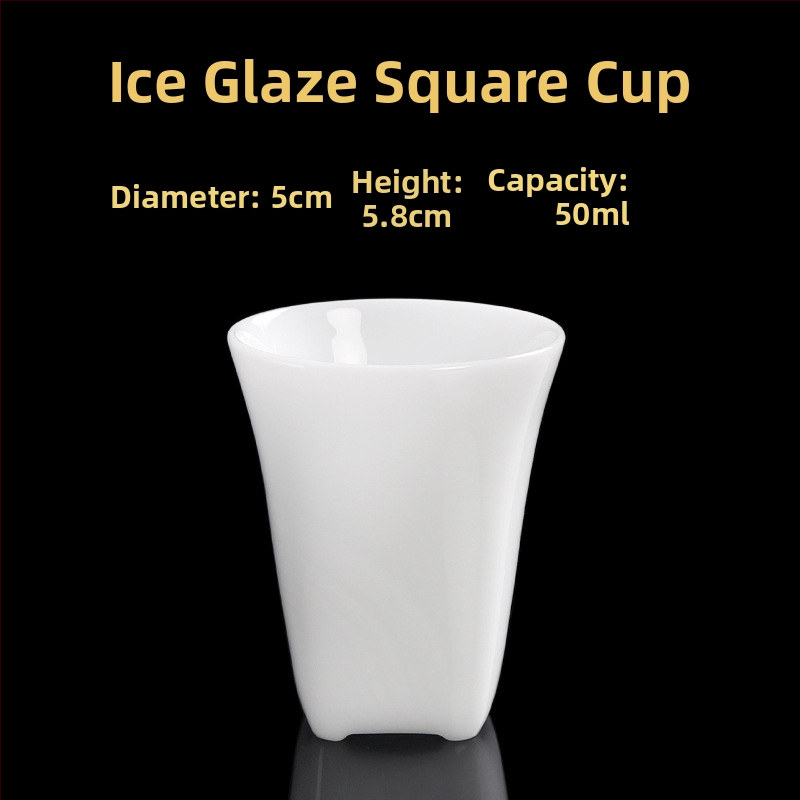 Ceașcă de ceai din porțelan, lucrată manual, stil chinezesc nou, marca Carved Jade Porcelain, pentru uz personal