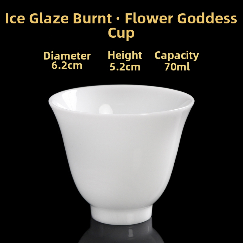 Ceașcă de ceai din porțelan, lucrată manual, stil chinezesc nou, marca Carved Jade Porcelain, pentru uz personal