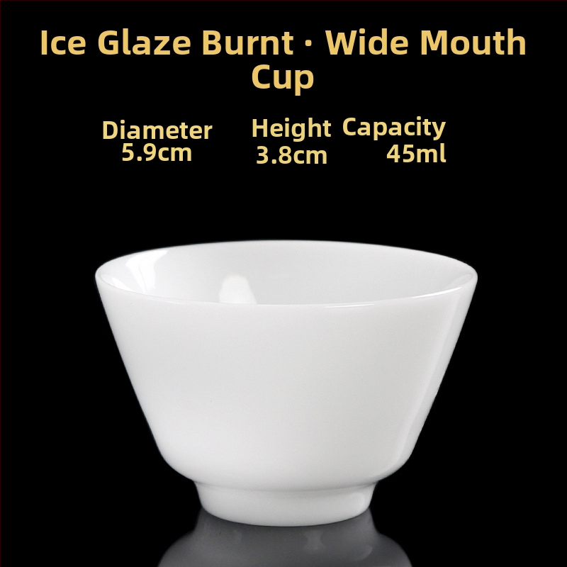 Ceașcă de ceai din porțelan, lucrată manual, stil chinezesc nou, marca Carved Jade Porcelain, pentru uz personal