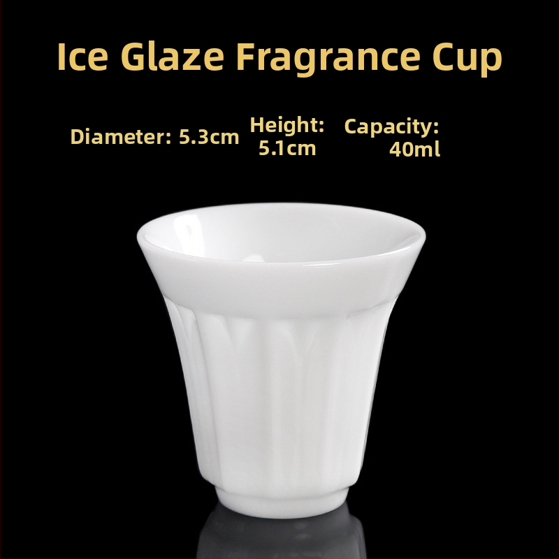 Ceașcă de ceai din porțelan, lucrată manual, stil chinezesc nou, marca Carved Jade Porcelain, pentru uz personal