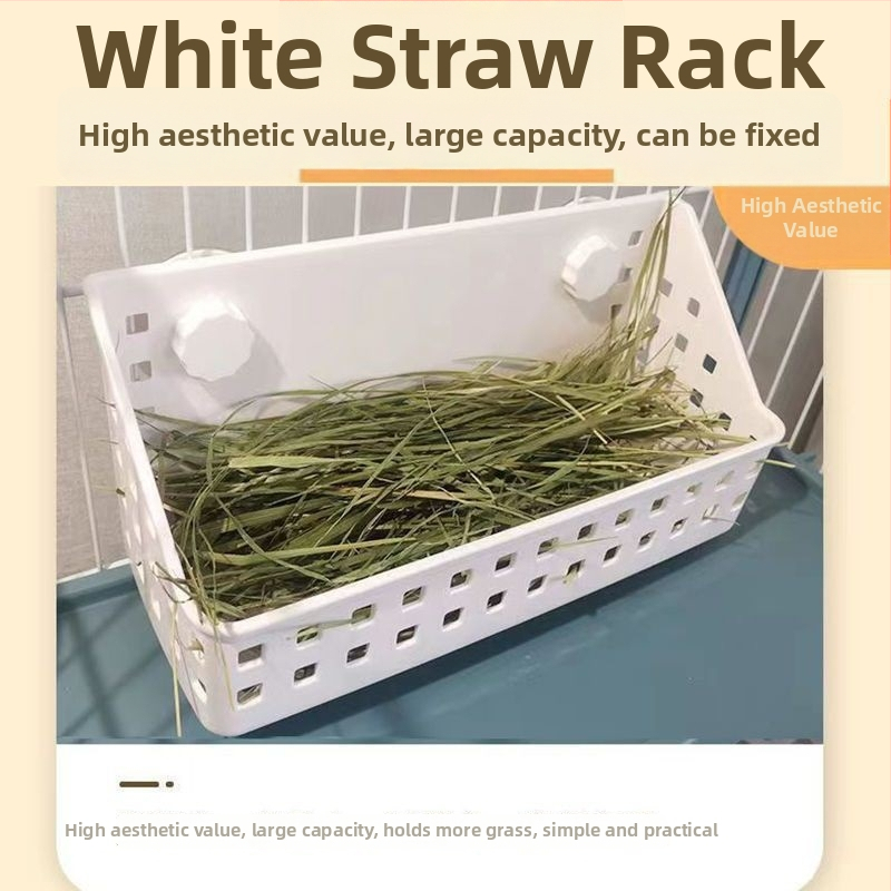 Stalak za sijeno za zečeve, s velikim kapacitetom, ugrađena kutija za sijeno za morčad