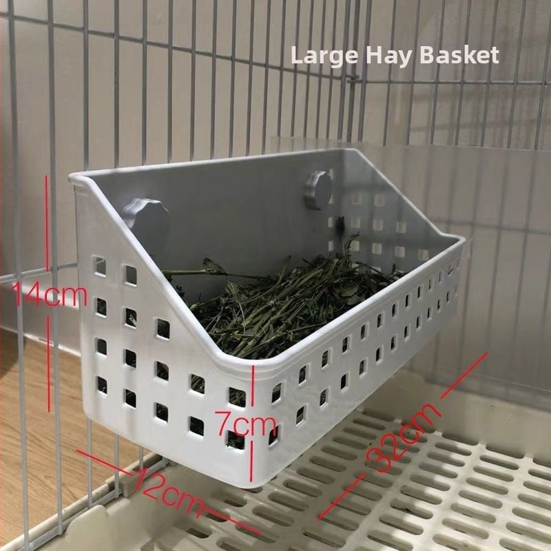 Stalak za sijeno za zečeve, s velikim kapacitetom, ugrađena kutija za sijeno za morčad