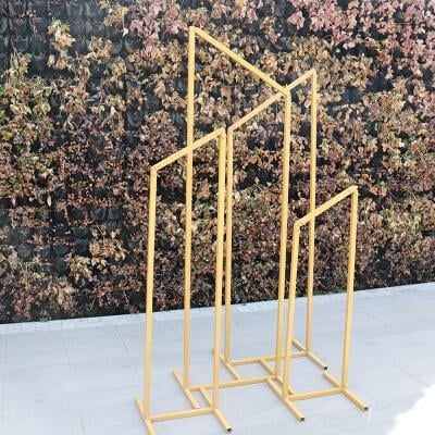 Cadru arc dreptunghiular din fier pentru decorul scenei de nuntă