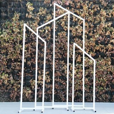 Cadru arc dreptunghiular din fier pentru decorul scenei de nuntă