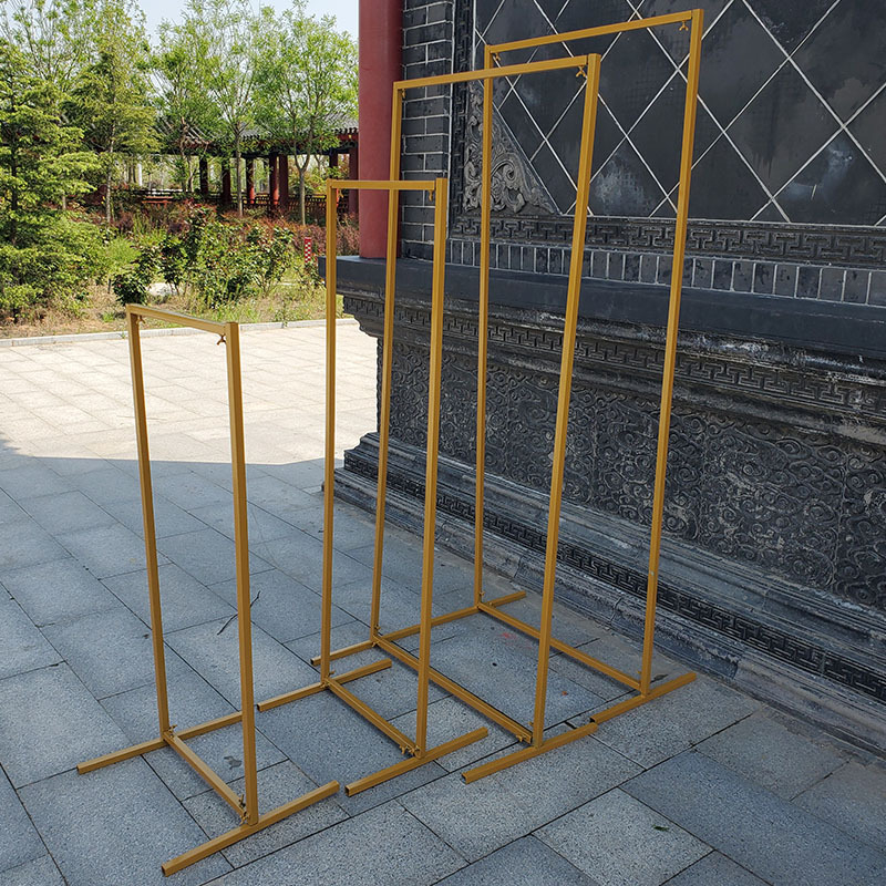 Cadru arc dreptunghiular din fier pentru decorul scenei de nuntă