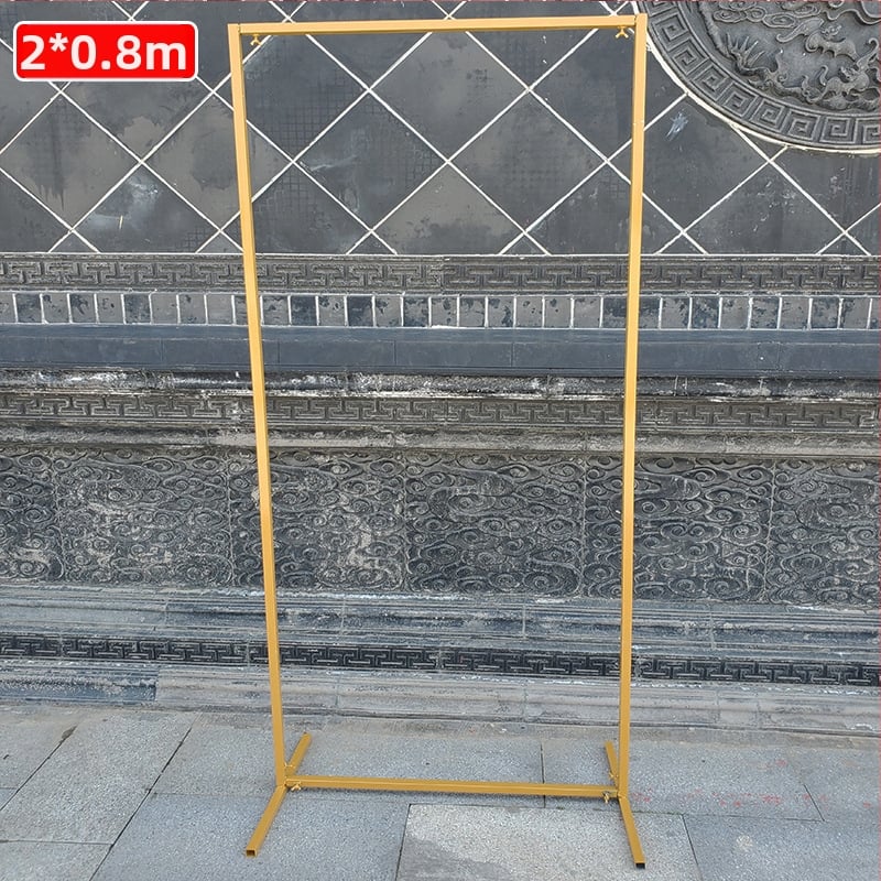 Cadru arc dreptunghiular din fier pentru decorul scenei de nuntă