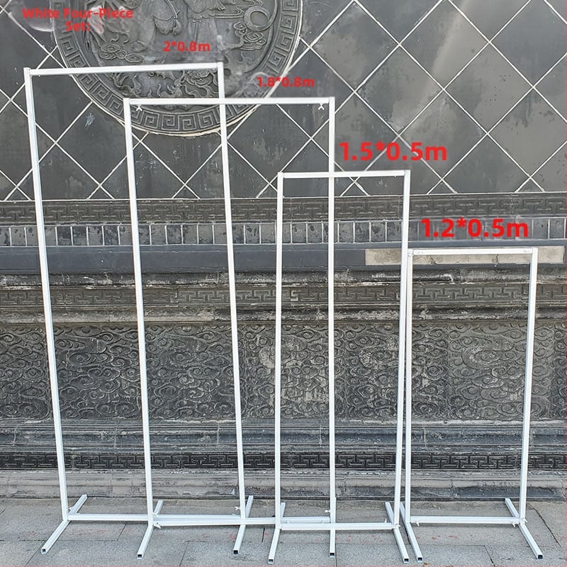 Cadru arc dreptunghiular din fier pentru decorul scenei de nuntă