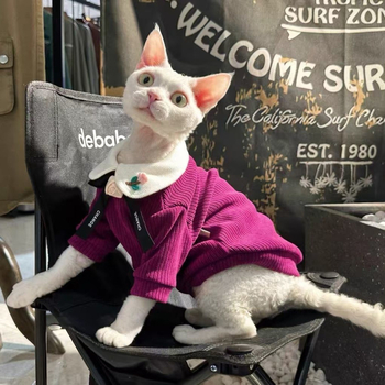 Macska téli ruházat, poliészter, brit stílus, uniszex