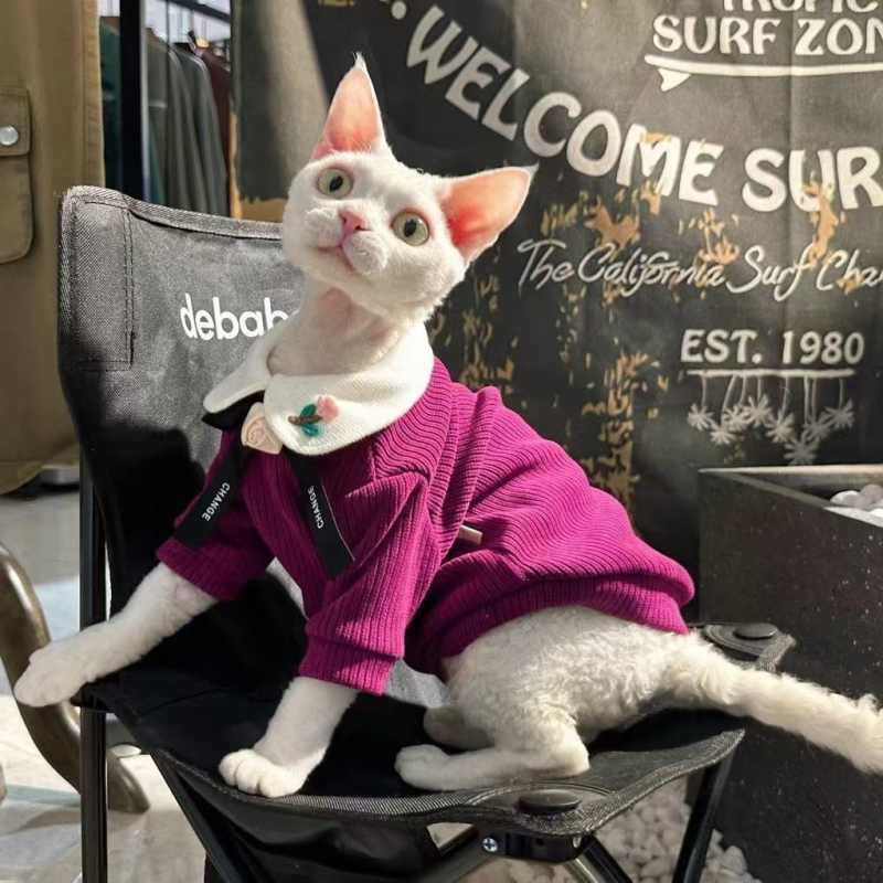 Macska téli ruházat, poliészter, brit stílus, uniszex