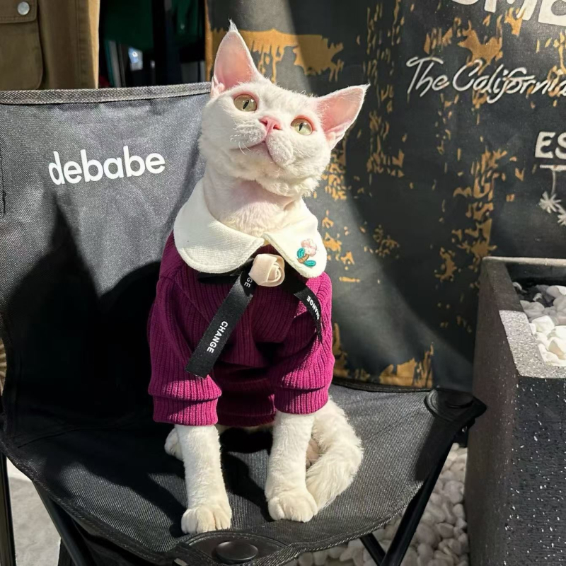 Macska téli ruházat, poliészter, brit stílus, uniszex