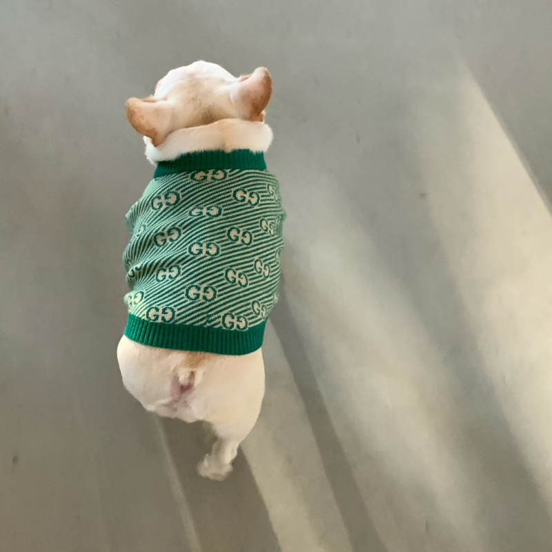 Pleten pulover za kućne ljubimce, marka MCDD, opušten stil, za pse i mačke