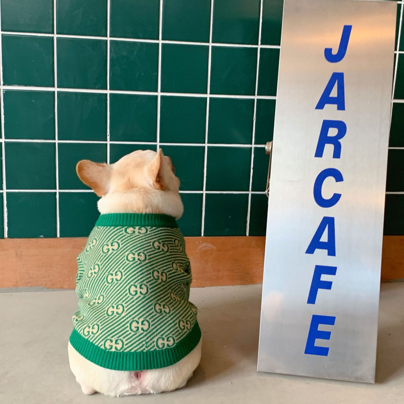 Pleten pulover za kućne ljubimce, marka MCDD, opušten stil, za pse i mačke