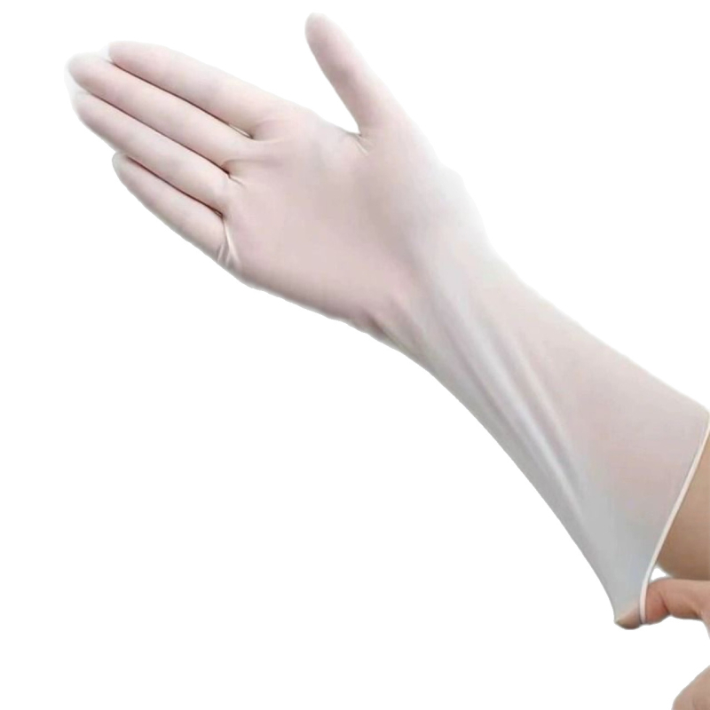 Jednokratne nitril rukavice, duljine 29 cm, pojačane, vodootporne i otporne na ulje, za preradu hrane, njegu kose i ljepotu, kućanstvo i laboratorije