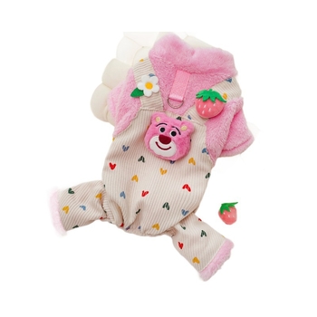 Háziállatok számára készült overall, kutyáknak és macskáknak, poliészter anyag, casual stílus, uniszex illeszkedés