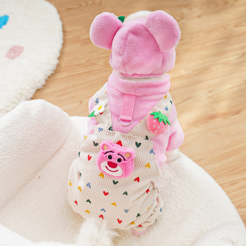 Háziállatok számára készült overall, kutyáknak és macskáknak, poliészter anyag, casual stílus, uniszex illeszkedés