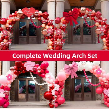 Plastični balon luk za svadbenu dekoraciju
