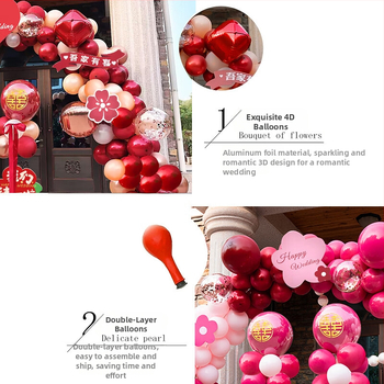 Plastični balon luk za svadbenu dekoraciju