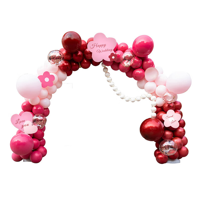 Plastični balon luk za svadbenu dekoraciju